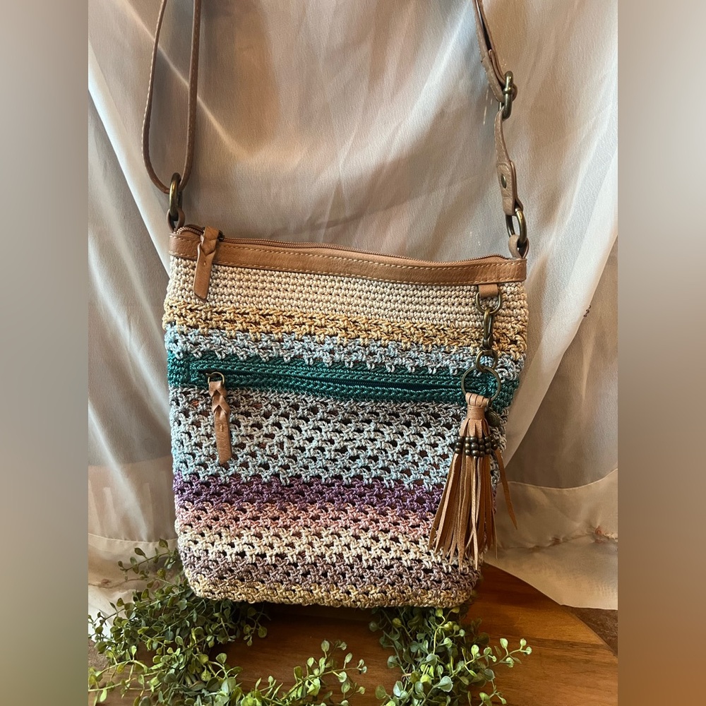 The Sak Lucia Stripe Crochet Crossbody
